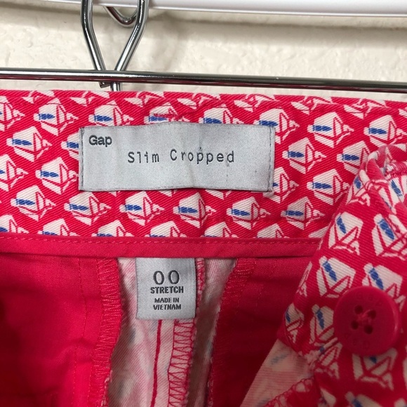 💜💜 Gap Slim Cropped Womens Pants Size 00 - Picture 4 of 6